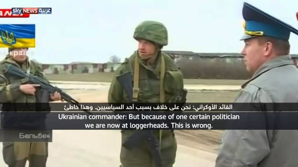 مواجهات كلامية بين جنود أوكرانيين وروس