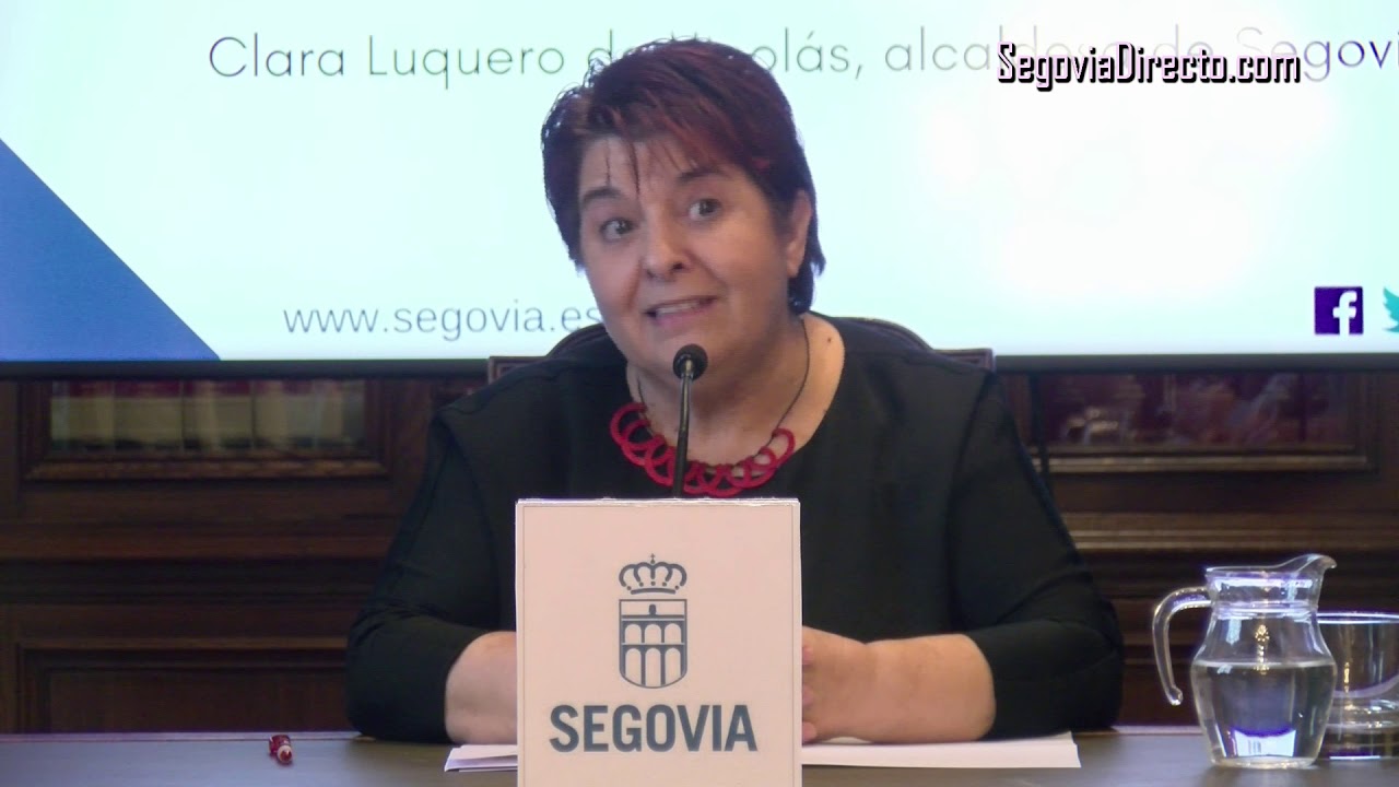 La alcaldesa de Segovia, de la Tardebuena: 