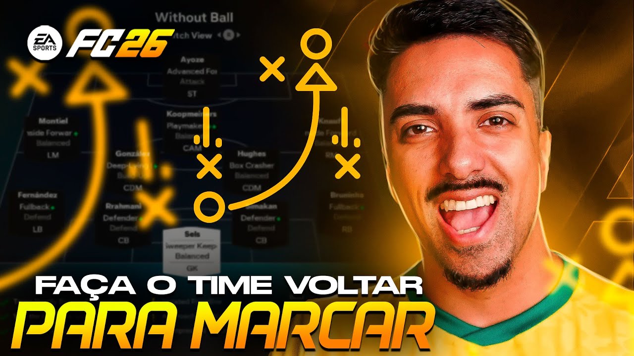 FC 26 | O SEGREDO PARA FAZER O TIME VOLTAR PARA MARCAR 💥 TIME MAIS COMPACTO!