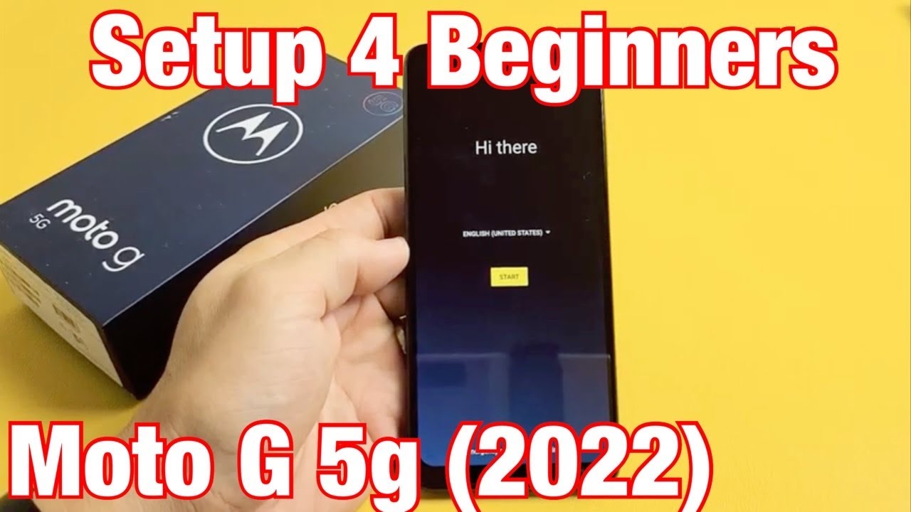 Как настроить (пошагово): Moto G 5G (2022)