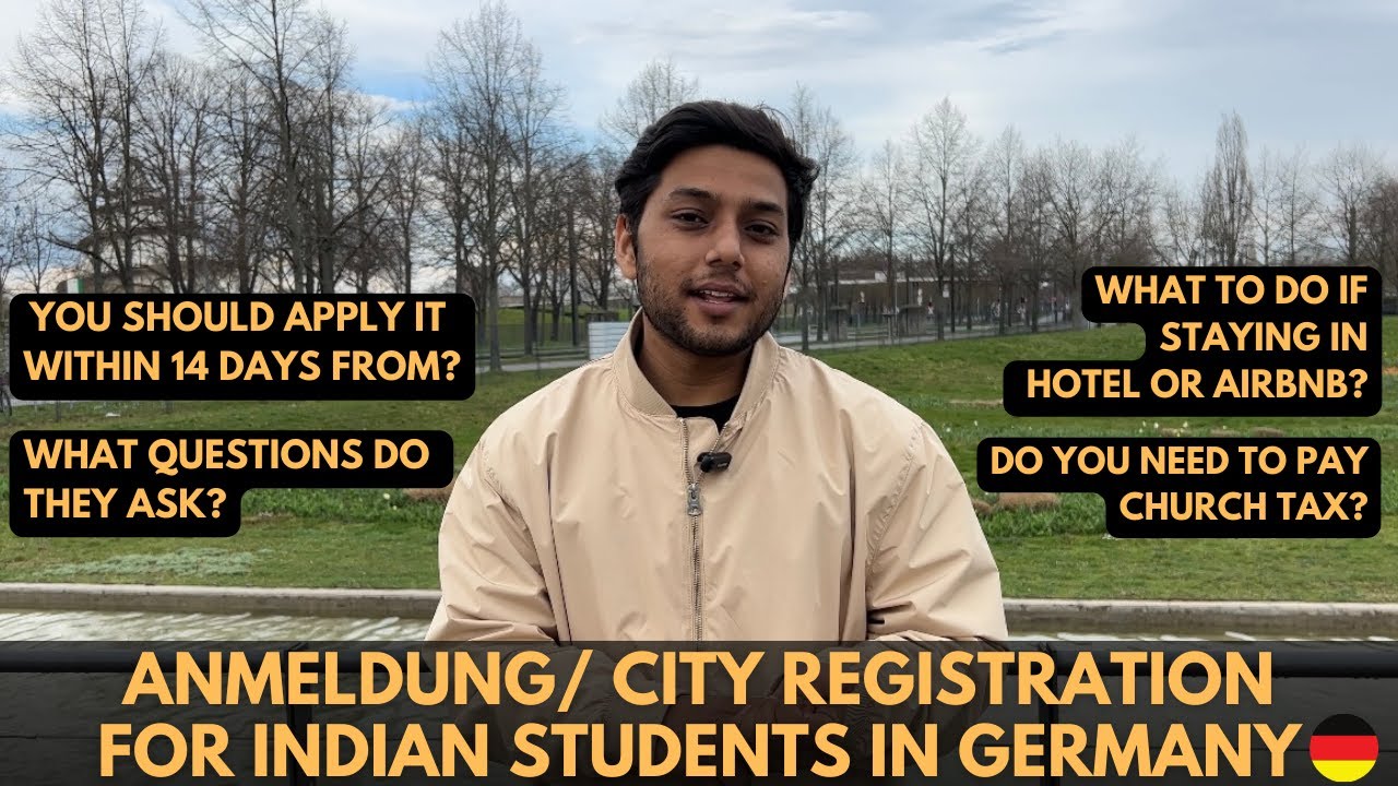Anmeldung/ City Registration for Indian Students in Germany🇩🇪. What is it & How to do it.