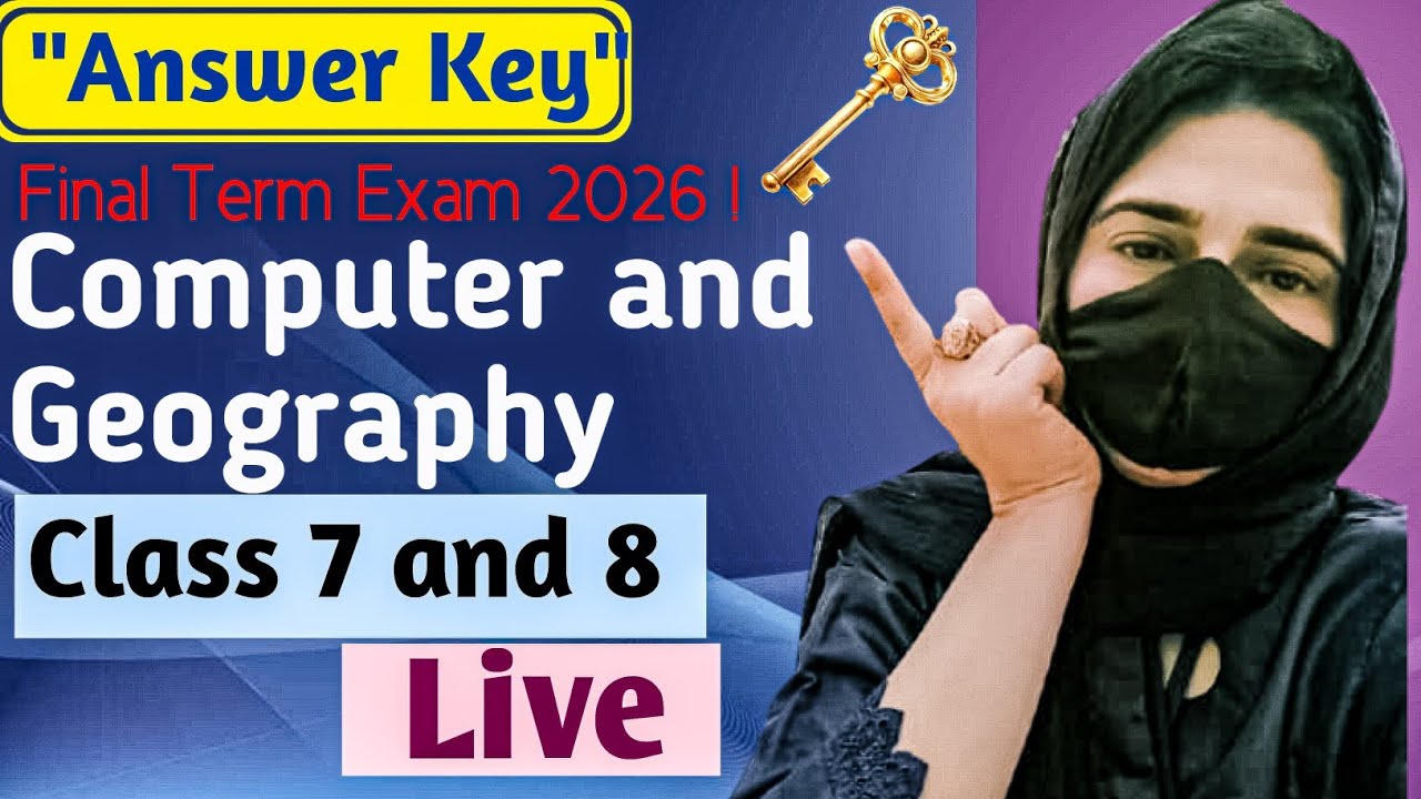 Answer keys 🔑  computer 8 & geography 7