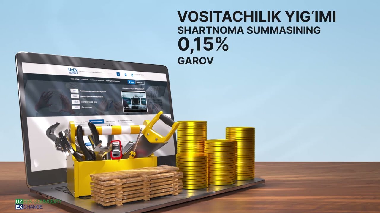 etender.uzex.uz elektron savdo tizimida ishtirok etish tartibi (Ishtirokchi uchun yo&lsquo;riqnoma).