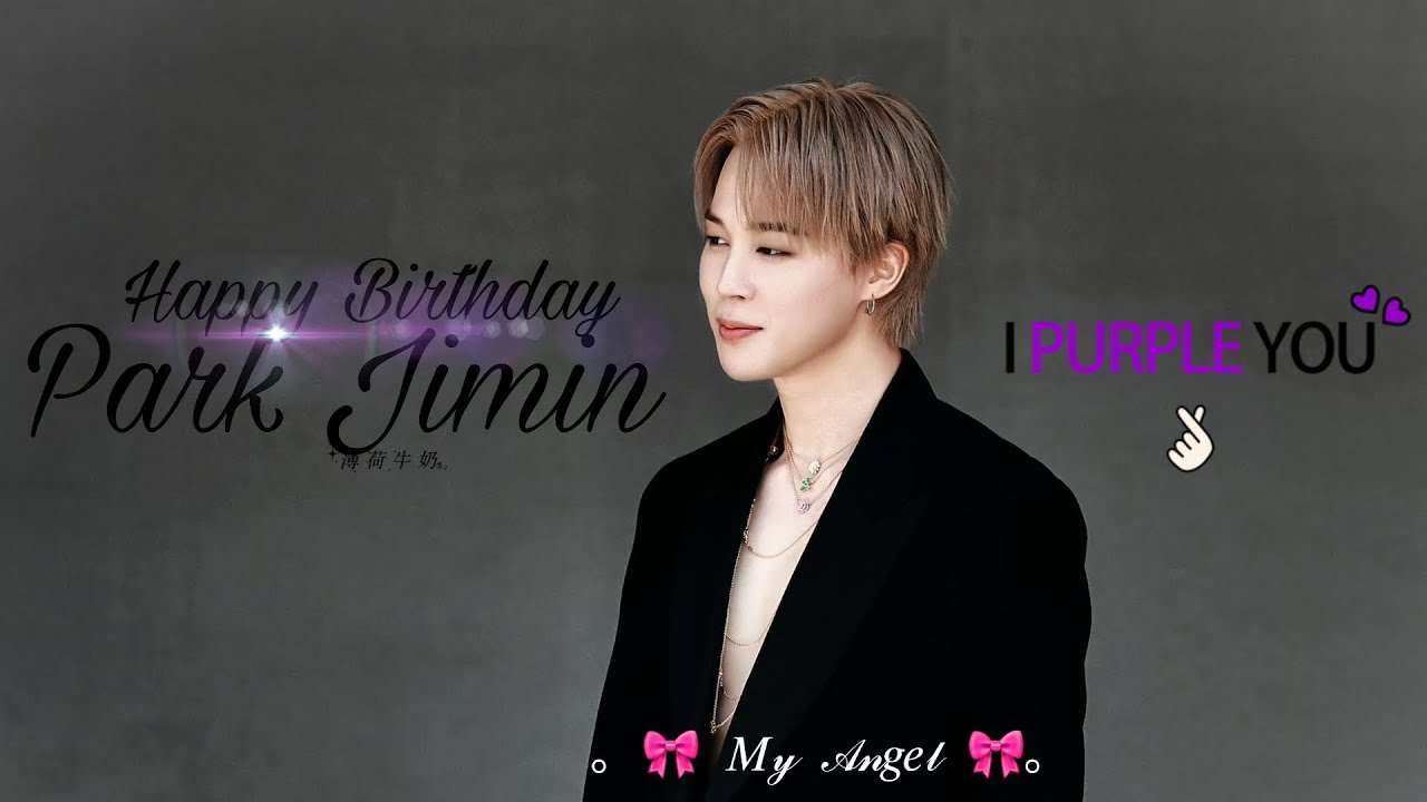 Happy Birthday Jimin!🥳💜
