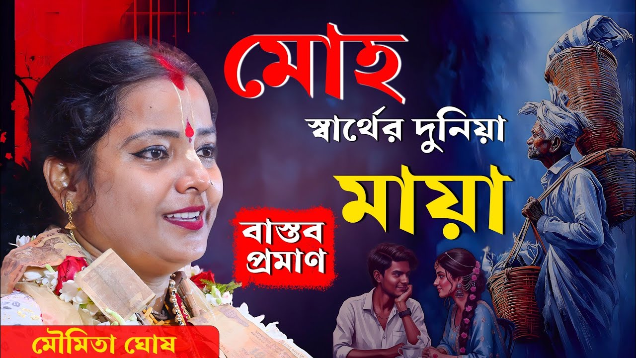 মোহ মায়া [ স্বার্থের দুনিয়া ] বাস্তব প্রমাণ || Moumita Ghosh kirtan 2026 || মৌমিতা ঘোষ কীর্তন 