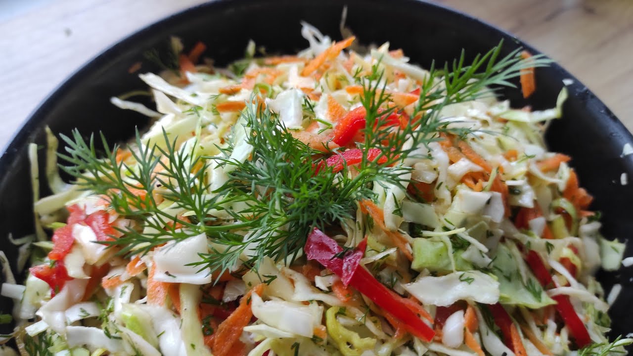 Surówka do obiadu i kebabów w pięć minut