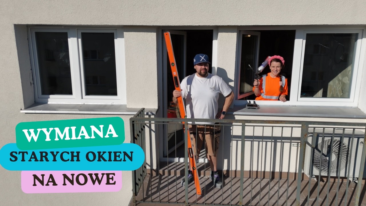 Wymiana starych okien w bloku. Montujemy okna z Eurocolor