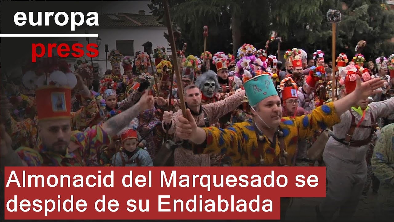 Almonacid del Marquesado se despide de su Endiablada