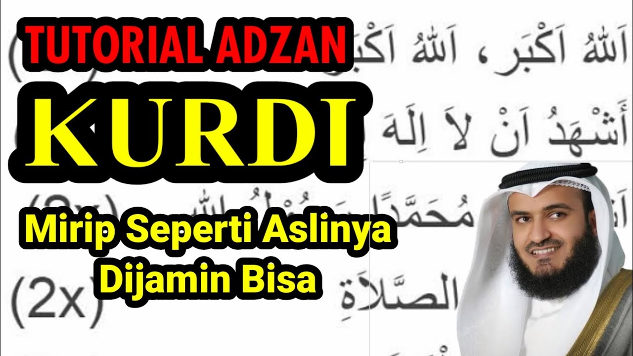 Tutorial Adzan Misyari Rashid Irama Kurdi Langsung Bisa