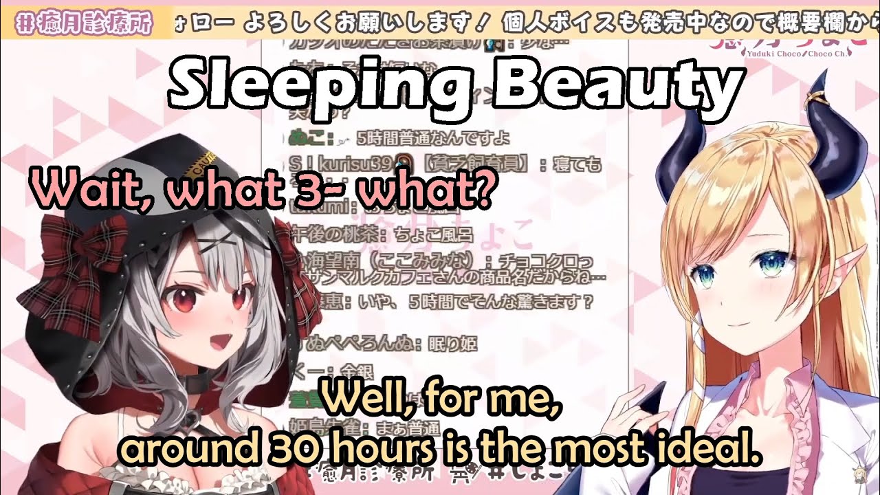 Chloe Who Needs 12 Hours For Her Ideal Sleep Speechless When Choco Tell Her Most Ideal Sleep Amount