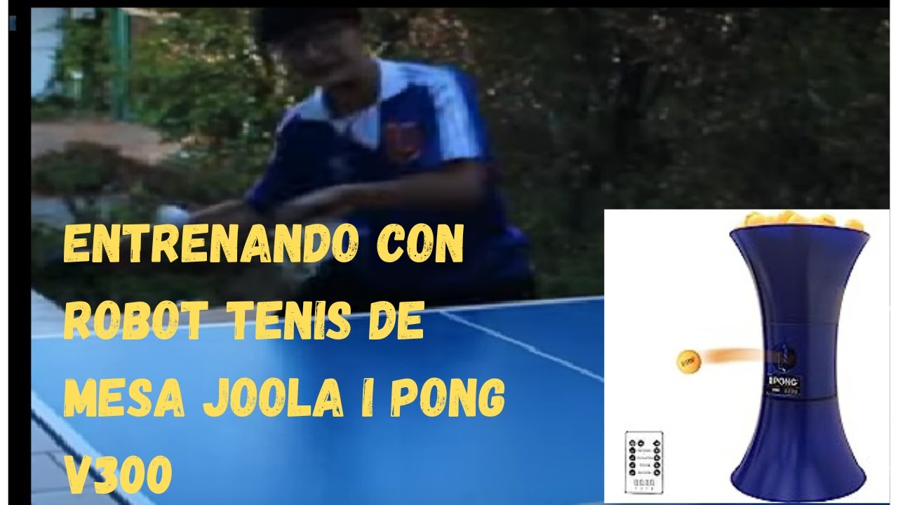Entrenamiento Tenis de mesa: Trabajo de piernas. Con Robot IPONG V300.