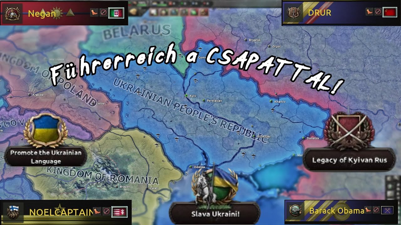 Hearts Of Iron IV Führerreich A CSAPATTAL!