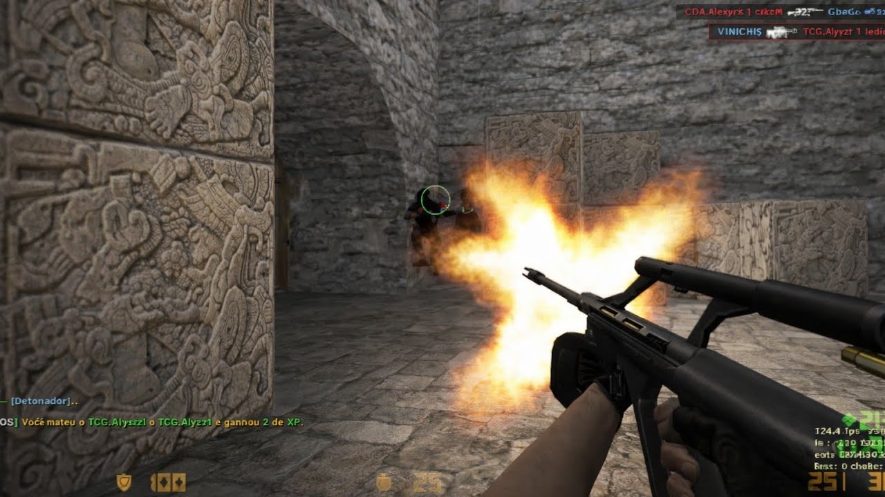 Counter-Strike 1.6 - Aztec - Full Gameplay