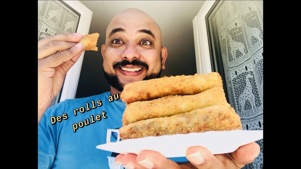 ROLLS AU POULET / LA VRAIE RECETTE DES ROLLS / ROLLS INDIAN / CHICKEN ROLLS