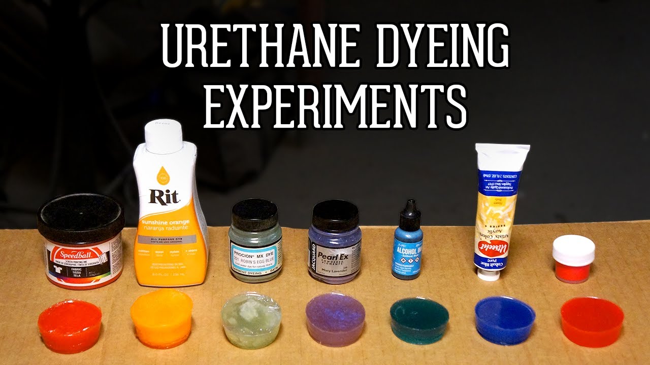 Testing Different Ways of Dyeing Urethane