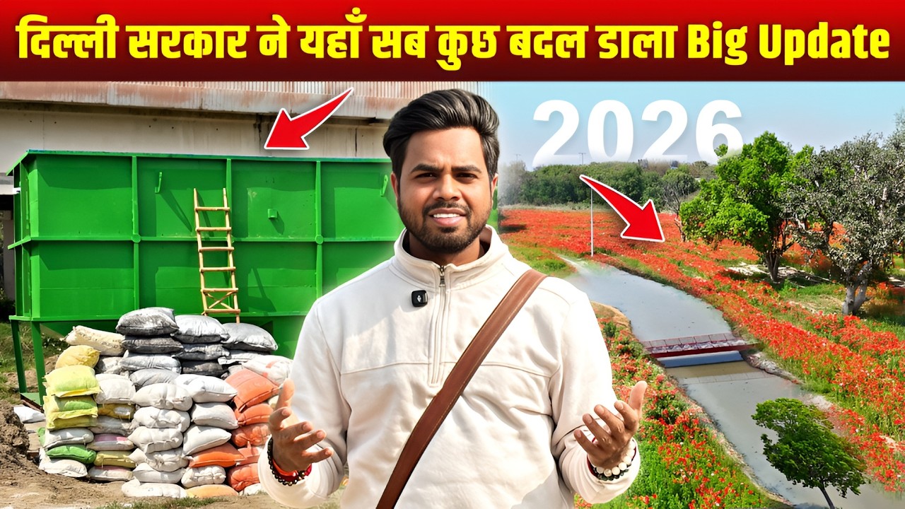 Shocking Transformation 2026: Delhi Yamuna Riverfront Becoming Beautiful | Yamuna Vatika Big Update