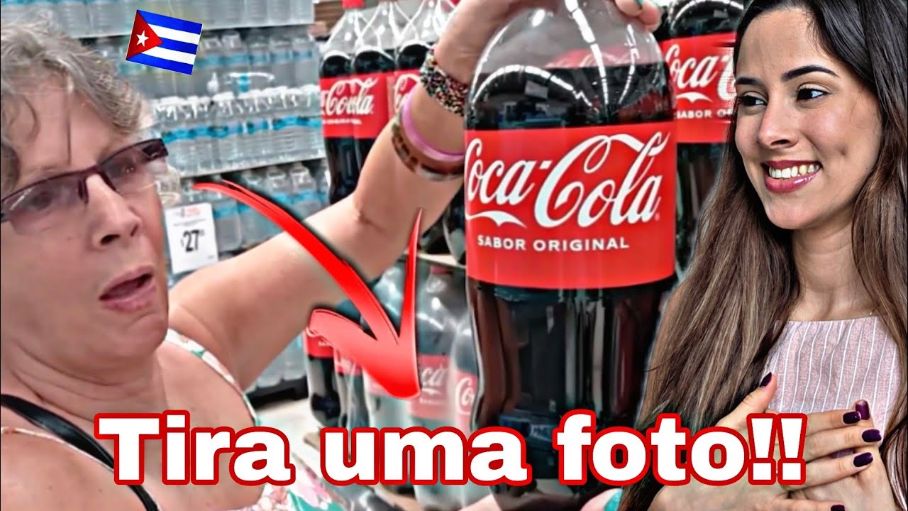 IDOSA CUBANA VISITA MERCADO PELA PRIMEIRA VEZ E CHORA