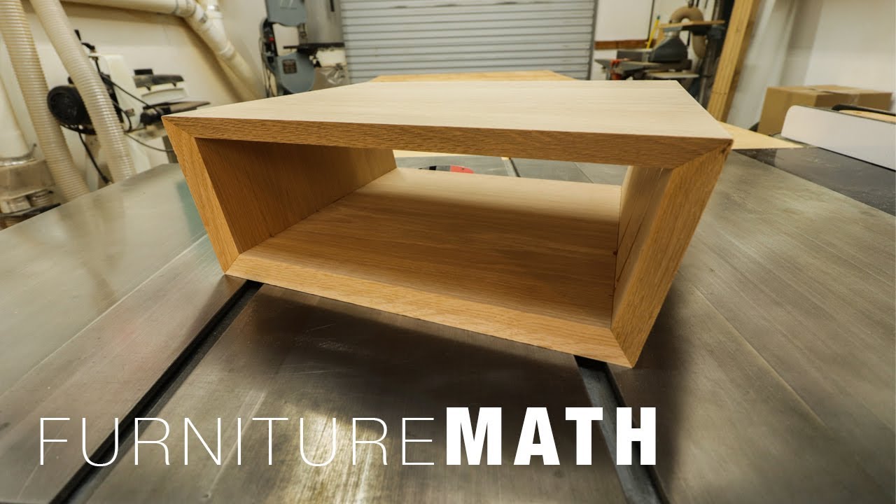 Making Non-90 Degree Miter Joints - How to calculate and cut them - Furniture Math