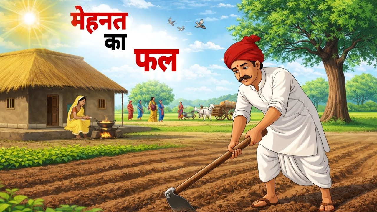 मेहनत ka फल | mehnat ka fal | Hindi stories | Hindi kahaniya | Moral stories 