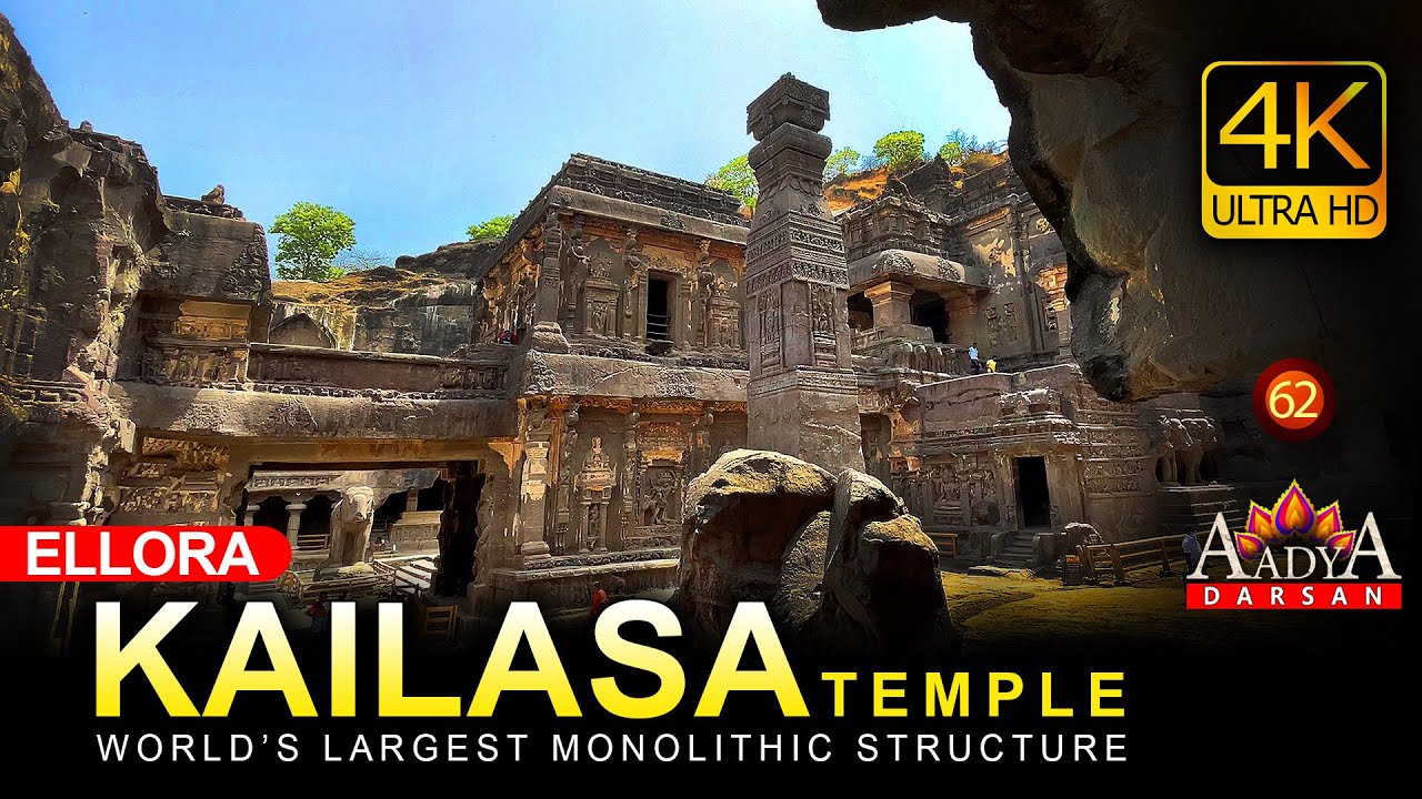 KAILASA TEMPLE  #elloracaves  #kailasa  Amazing India🇮🇳|4K Ultra HD (with subtitles) #62
