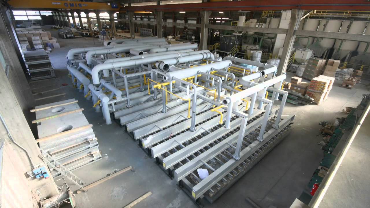 OFFICINE TECNOSIDER - 60 tph BENDOTTI pusher type furnace for slabs