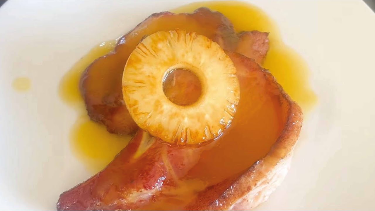 Cómo hacer Chuletas Ahumadas de cerdo en salsa de piña  🥩🍍 - Clau y Canela