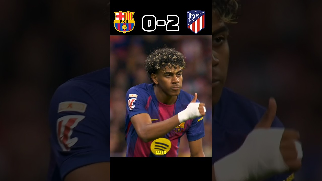 Barcelona Crazy Remontada vs Atletico Madrid 🤯🔥 | Imaginary Champions League 2026 #shorts #football