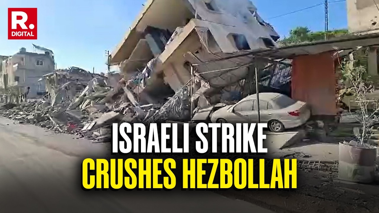 Israel-Hezbollah War: IDF Strikes Headquarters And Gas Stations In Beirut's Nabatieh