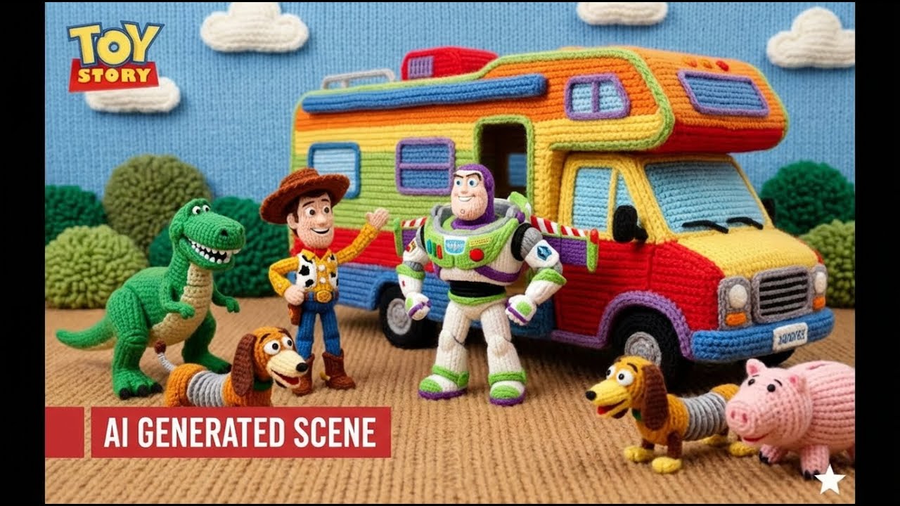 Toy Story 4: Buzz Finds His Way Back to the RV Scene | AI Reimagined