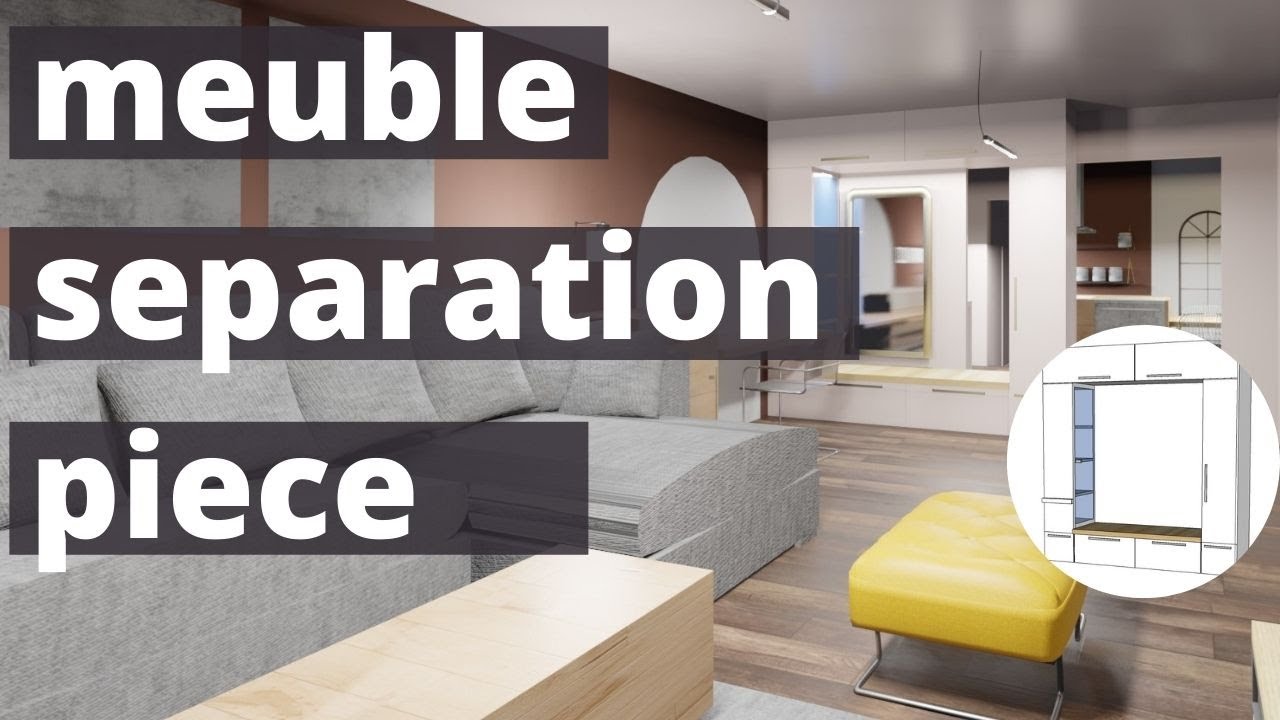 Un meuble separation piece sur mesure 🔨 Astuce deco