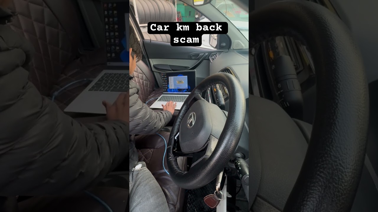 Car km meter back very easily scam | Motors talks #shorts #shortvideo