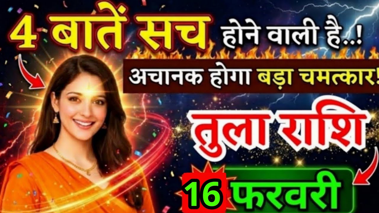9 फरवरी, तुला राशि वालों ये चार बातें सच होने वाली है, Tula Rashi, आज का राशिफल