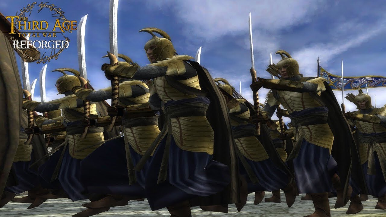 EREGION, DEFENCE OF THE ELVEN FORGES (Siege Battle) - Third Age: Total War (Reforged)