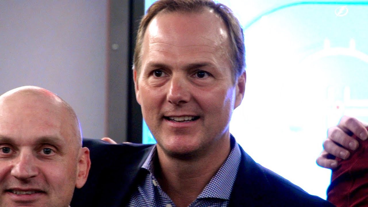 Jon Cooper Visits Boston College Men's Hockey Team