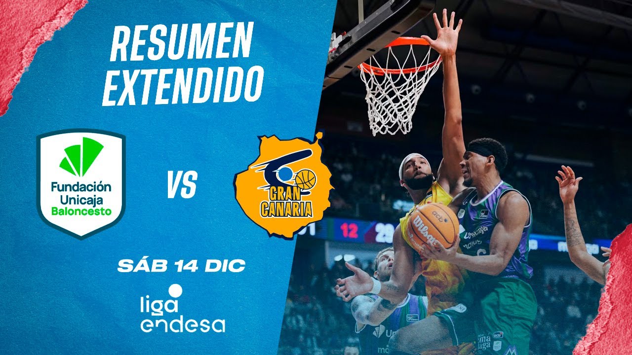 🏀Resumen Extendido: Unicaja Málaga vs Dreamland Gran Canaria - Liga Endesa 2024-25 Jornada 11