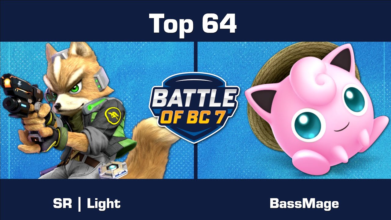 SR | Light (Fox) vs BassMage (Jigglypuff) - Top 64 - Ultimate Singles | BoBC7