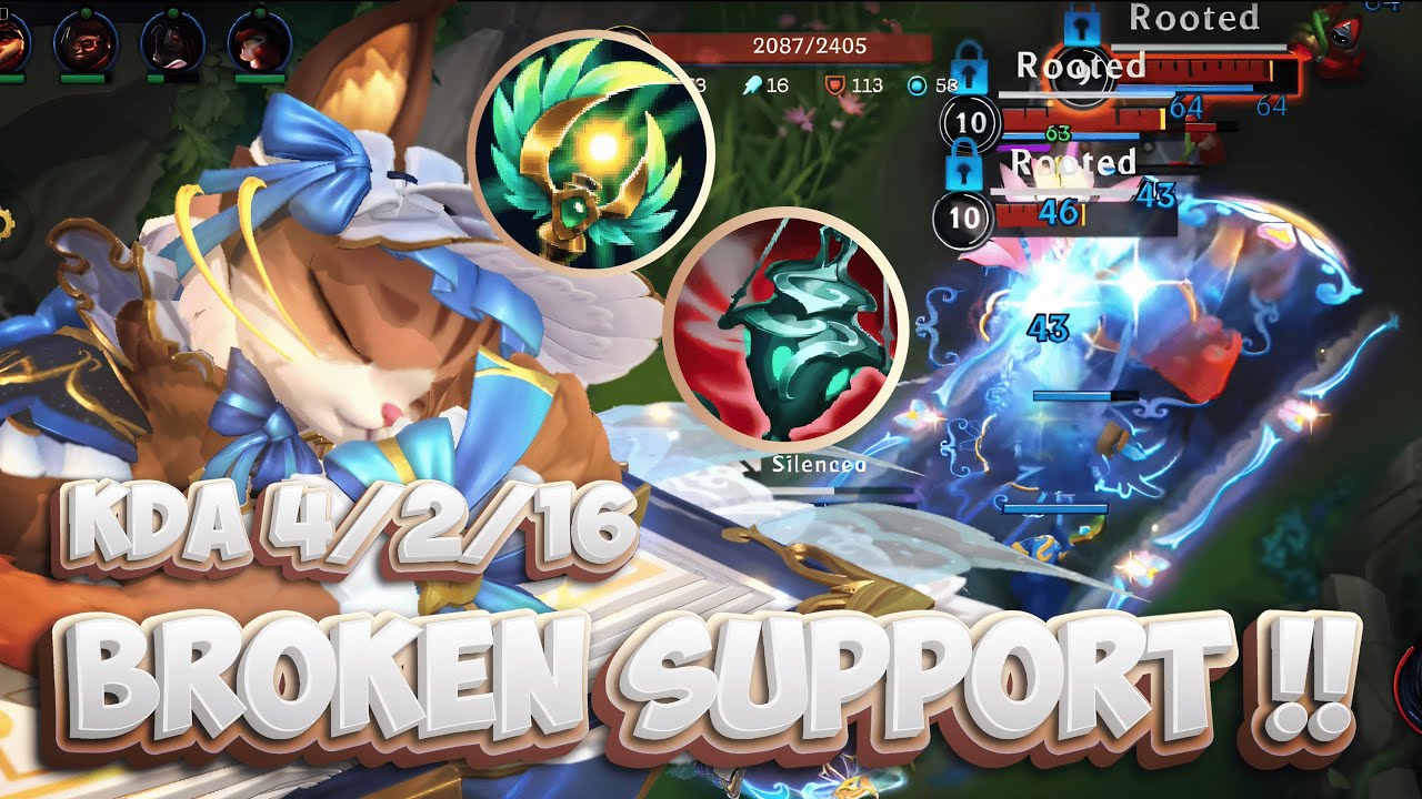 YUUMI IS ACTUALLY REALLY GOOD HEALER AND BUFFER !! Cafe Cuties Yuumi Gameplay // Wild Rift
