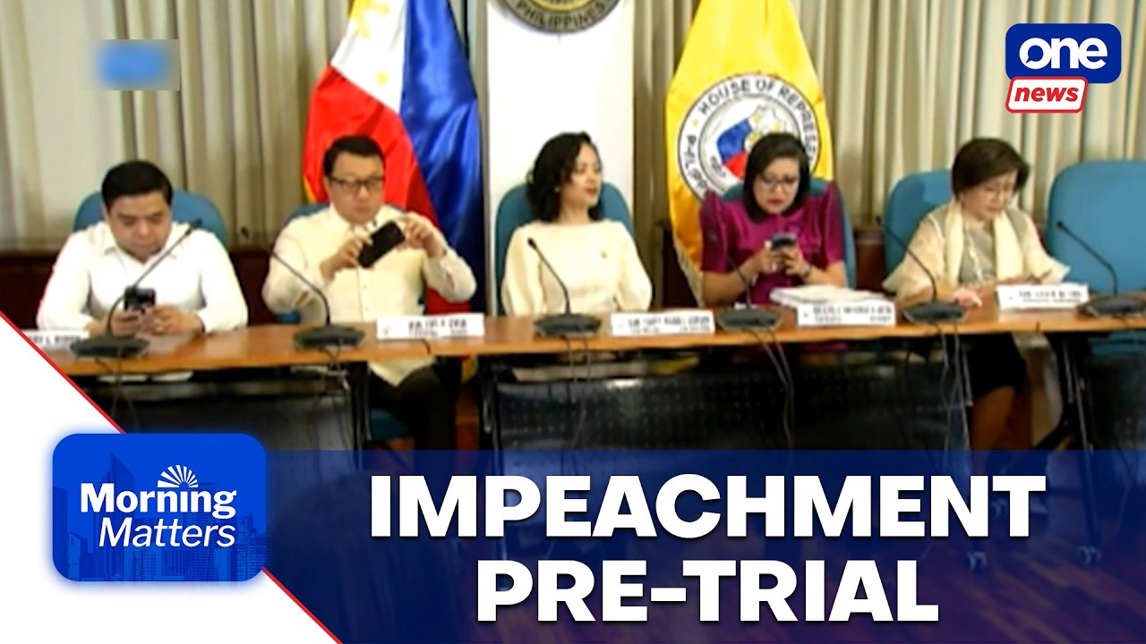Evidence marking continues in VP Sara Duterte impeachment pretrial | Morning Matters