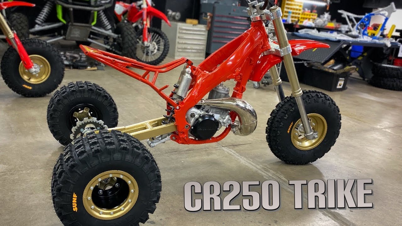ATC250R - MODERN CR250 TRIKE Build Assembly part 1