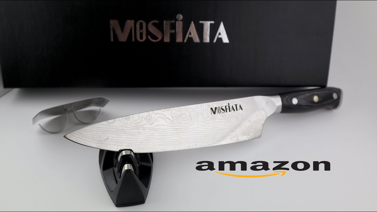 Best Cheap Chef Knife on Amazon. Mosfiata Chef knife Review