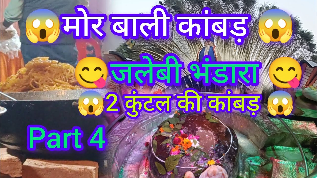 भोले की झांकी😱l जलेबी भंडारा l मोर बाली कांबड़😱l Full Vlog