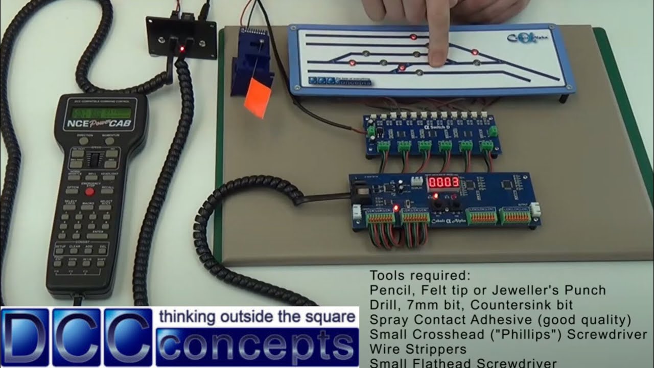 DCCconcepts - Создание панели управления с использованием переключателя Alpha Switch D (Часть 2)