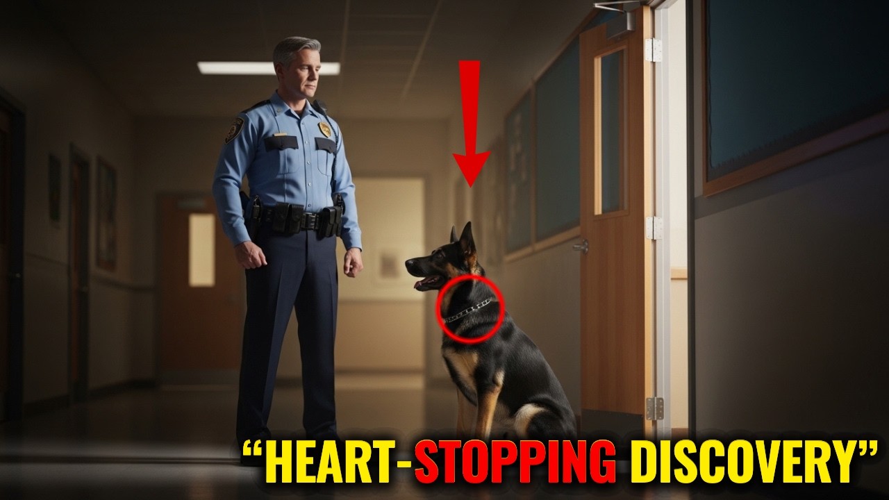 Dog Stares at the Classroom Door — Teacher Notices the Name