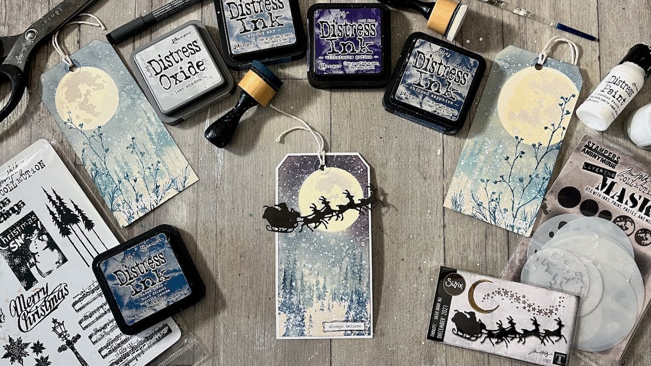 Ten Minute Tag - Christmas Eve with Tim Holtz products