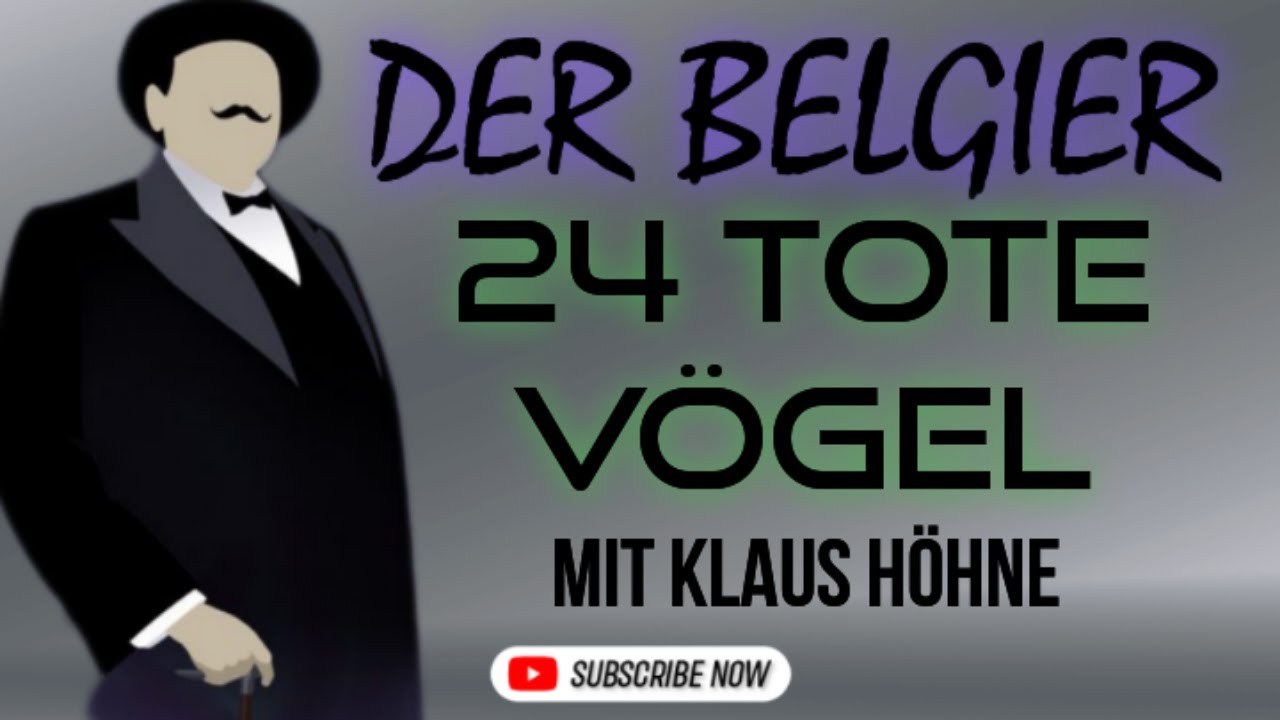 DER BELGIER  #krimih&ouml;rspiel  #retro   24 TOTE V&Ouml;GEL  Helmut Schellhardt
