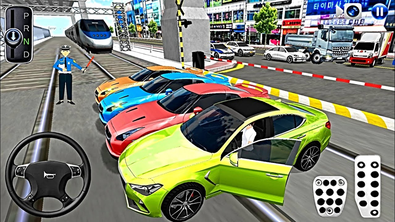 New Orange Mercedes G63 & All Super Cars vs Bullet Train🚄 3D Driving Class 2025 - Android Gameplay🎮