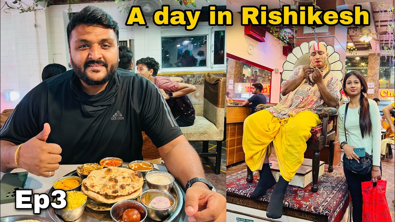Rishikesh ke famous Chotiwala Restaurant mein Thali try kiya 😨 maza nahi aaya | Char Dham Yatra ep3