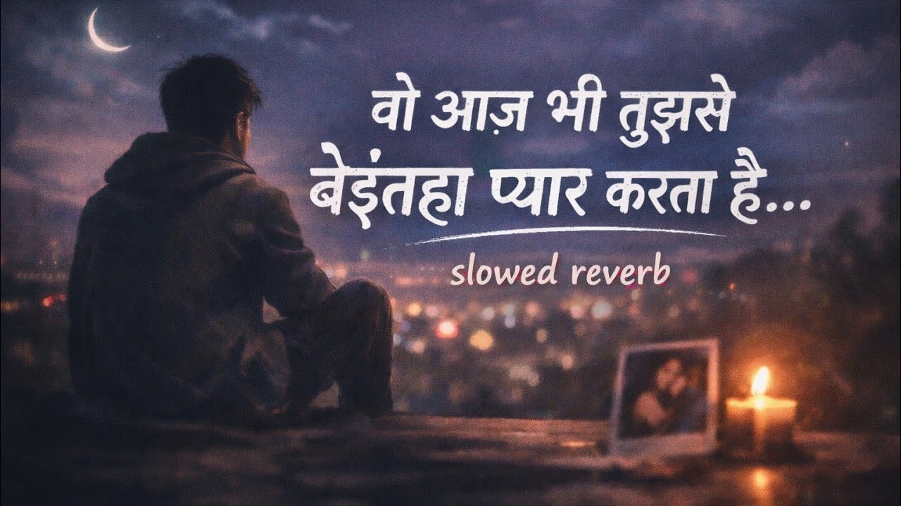 वो आज भी तुझसे बेइंतहा प्यार करता है | Sad Love Song | Slowed Reverb | Lofi Hindi Song