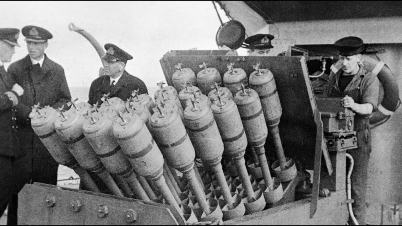 German U-Boat Captains Never Expected Hedgehog Mortars To Fire 24 Charges At Once