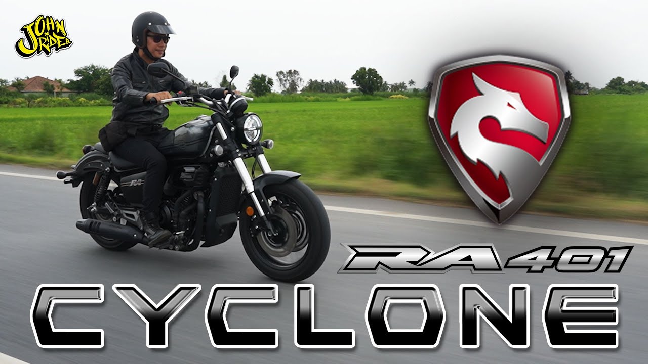 Full Review CYCLONE RA401 กับเครื่องยนต์ขุมกำลัง 401CC